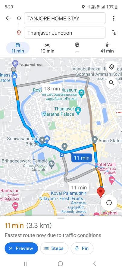 Tanjore Home Stay Thanjavur Esterno foto
